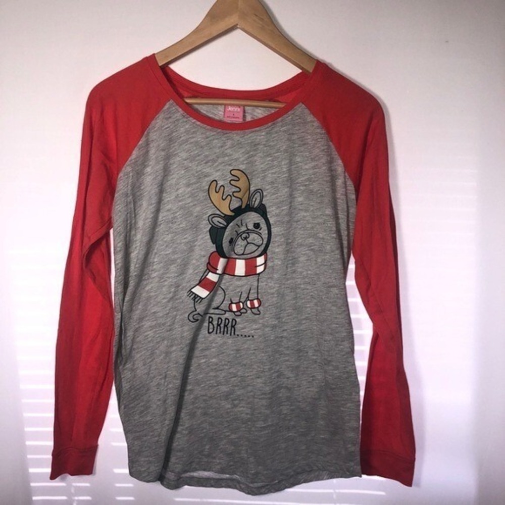 Jenni Intimates Christmas Pajama‎ Stripe Set Size Medium